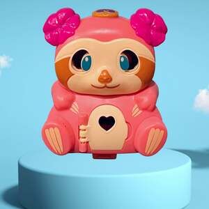 Polly Pocket Flip & Find Sloth Compact Tropical Playset